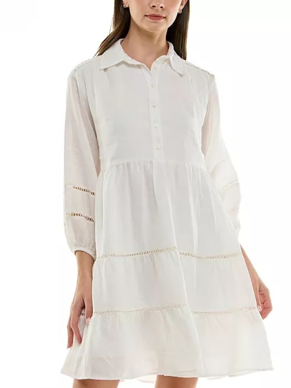Taylor Cream Button-Front Linen Shirt